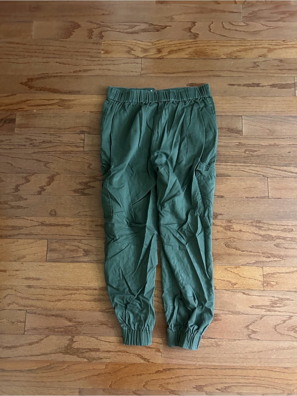 Vanilla Star Olive Green Cargo Jogger Pants Size M Utility Y2K - Picture 7 of 7